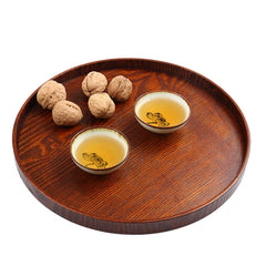 Round Wooden Plate