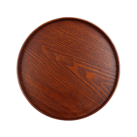 Round Wooden Plate