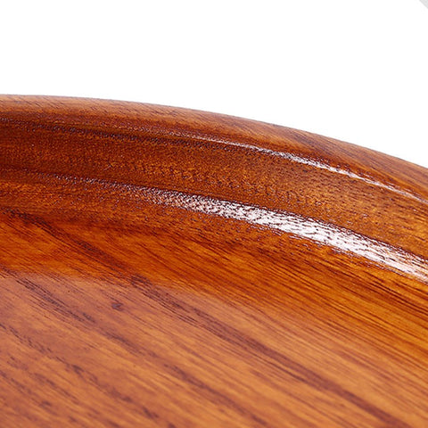 Round Wooden Plate