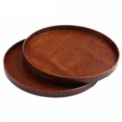 Round Wooden Plate