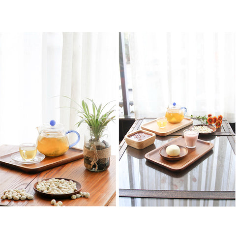 Creative 3 Shape Wooden Tray