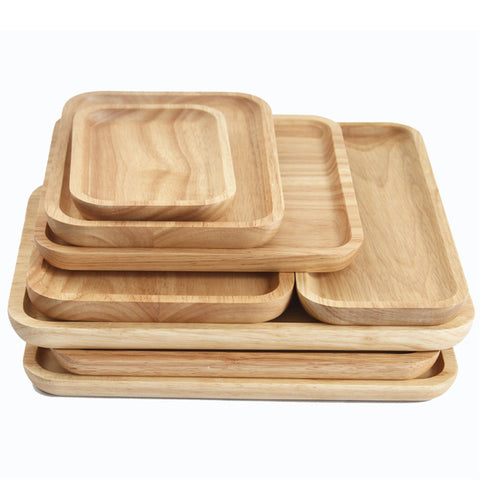Creative 3 Shape Wooden Tray