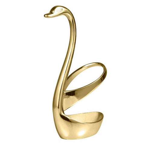 Luxury Swan Forks and Scoop Holder